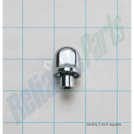 Ge WB03X10317 GE Oven Knob Vent Tri Chrome WB03X10317